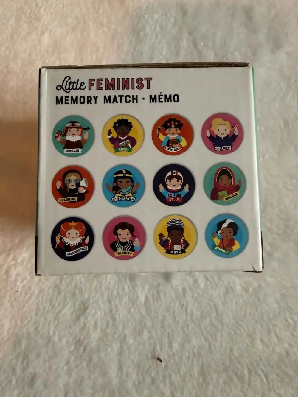 Mudpuppy Little Feminist Memory Match Game